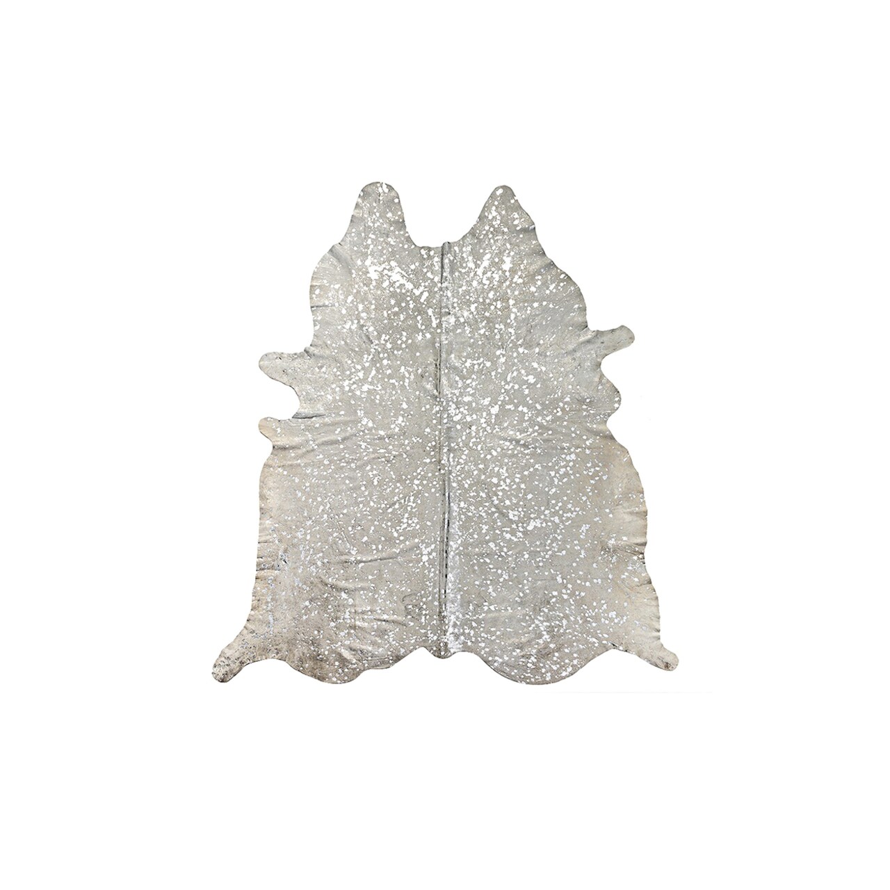Natural Cowhide Rug Scotland Silver Soft Handmade 1-Piece Quality